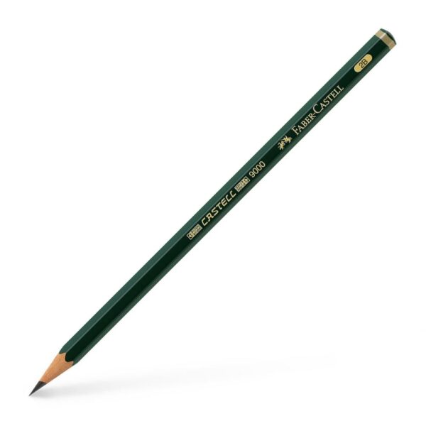 Μολύβι Faber Castell 9000 2B για σχέδιο 119002