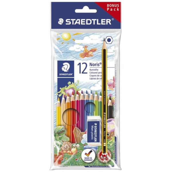 Ξυλομπογιές Staedtler noris 12τεμ. με δώρα