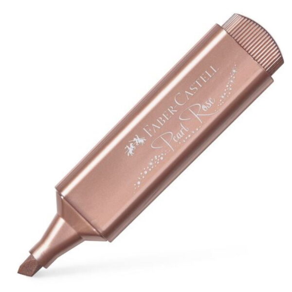 Μαρκαδόρος υπογραμμίσεως Faber Castell pearl rose Μetallic Textliner 154626