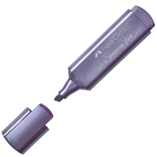 Μαρκαδόρος υπογραμμίσεως Faber Castell violet Μetallic Textliner 154678