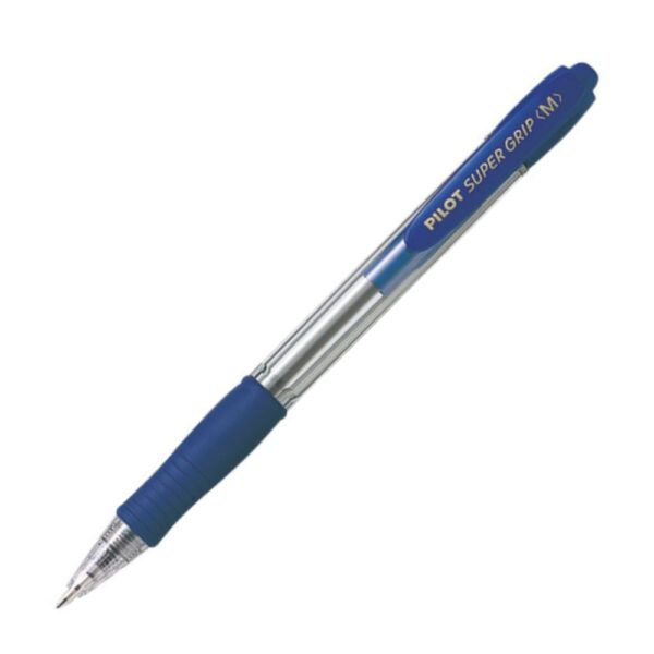 Στυλό Pilot Super Grip Medium Μπλε BPGP-10R-M-L