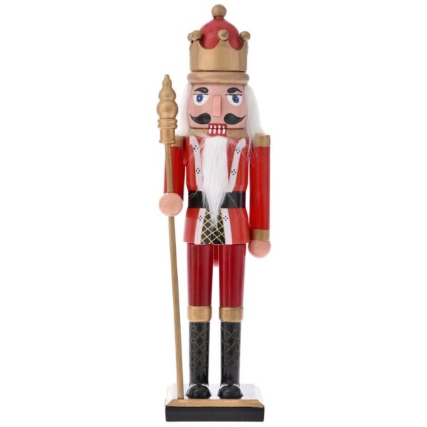 Στρατιώτης Καρυοθραύστης με κόκκινα ρούχα 28εκ