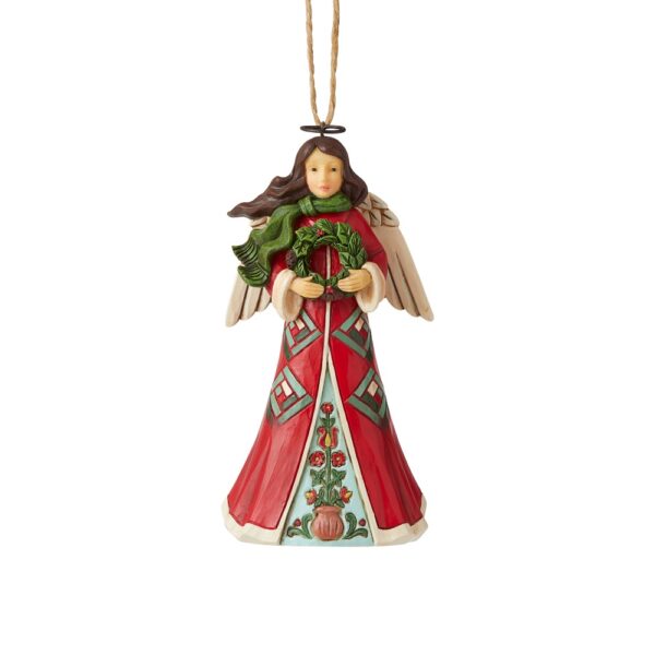 Angel With Wreath Ornament