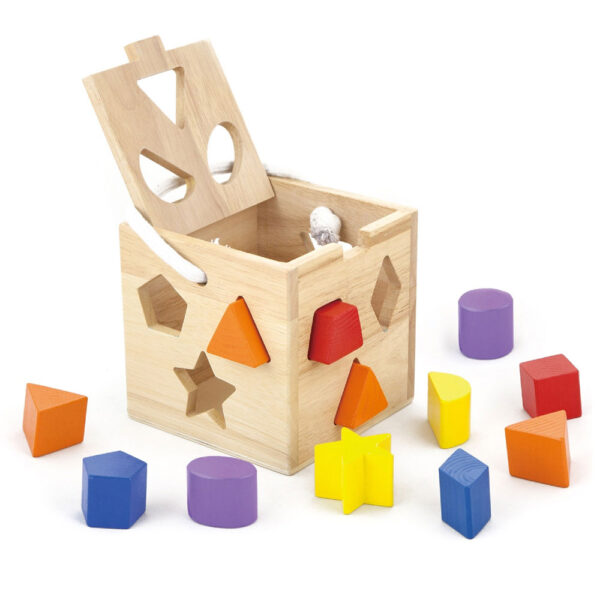 Κύβος ταξινόμησης μασιφ rubberwood